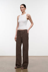 Gus Relaxed Jean | Oyster Corduroy