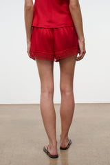 Paddle Silk Short | Tomato