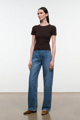 Leo High Rise Jean | Vintage Wash