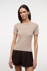 Easy Cashmere Tee | Stone