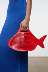 Cleo Fish Bag x Da Adolfo | Red Rose