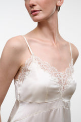 Lina Silk Top | Ivory