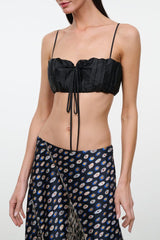 Sade Silk Top | Black