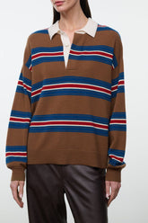 Michael Cashmere Sweater | Savoy Stripe