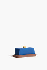 Colorblock Butter Dish | Brown and Blue Glaze