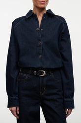Myles Shirt Jacket | Indigo