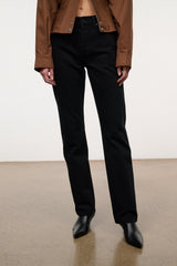 Teddy Straight Jean | Jet Black