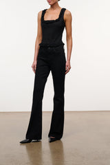 Franky Flare Jean | Jet Black