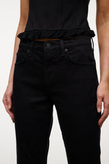 Franky Flare Jean | Jet Black