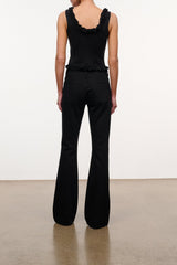 Franky Flare Jean | Jet Black