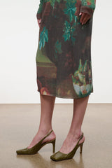 Lucie Slingback Pump | Martini Croc