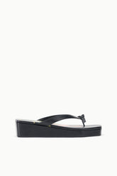 Party Platform Thong | Trumpet Flower Black