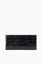 Muse Clutch | Black Croco