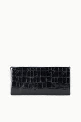 Muse Clutch | Black Croco