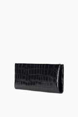 Muse Clutch | Black Croco
