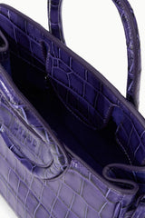 Maude Mini Carryall | Amethyst Croco