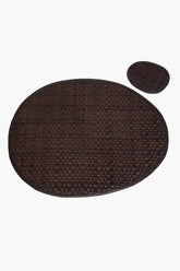 Gentry Leather Placemat | Espresso