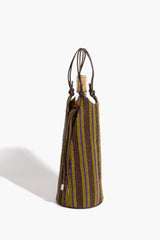 Mari Beaded Wine Bottle Bag | Henry Stripe