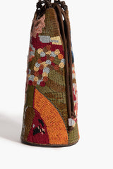 Mari Beaded Wine Bottle Bag | Still Life Abstract