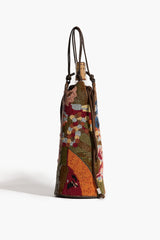 Mari Beaded Wine Bottle Bag | Still Life Abstract