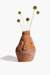 Organic Henry Vase | Burn Orange Glaze