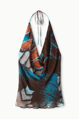 Mindy Top | Butterfly Sky