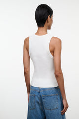 Malia Tank | White