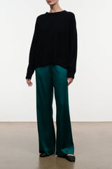 Stroll Silk Pant | Emerald
