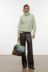 Cashmere Hood Scarf | Spearmint