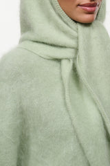 Cashmere Hood Scarf | Spearmint