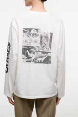 Slate Long Sleeve Tee | White