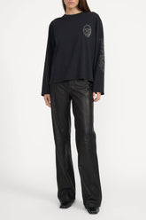 Slate Long Sleeve Tee | Black