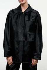 Quentin Haircalf Jacket | Black