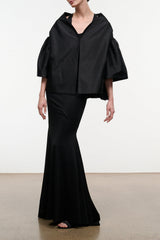 Maddox Silk Jacket | Black
