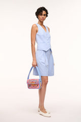 Tommy Beaded Bag | Staudines Pink