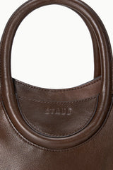 Maude Mini Tote | Espresso Distressed