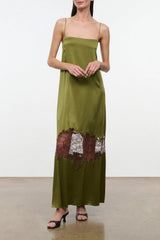 Delfina Silk Dress | Pear