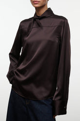 Rhodes Silk Top | Earth