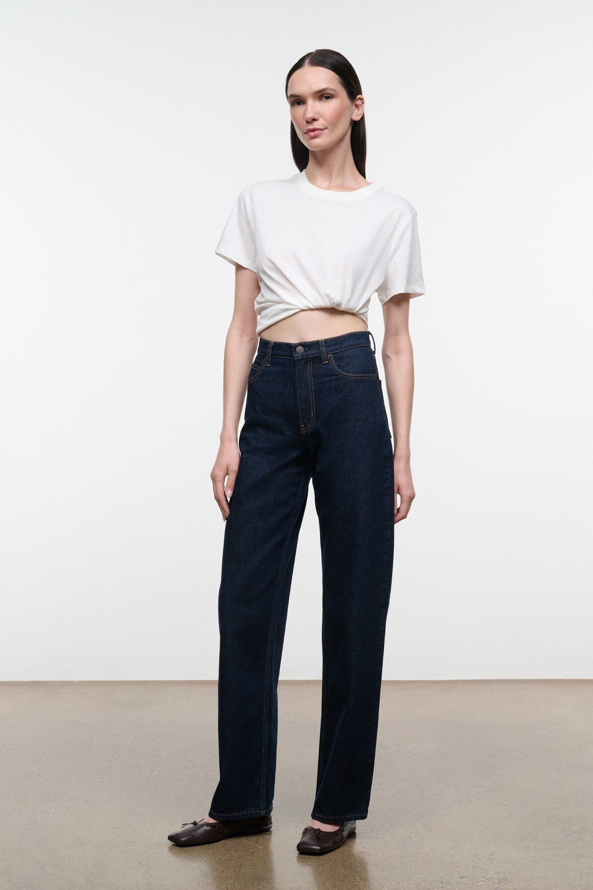 Leo High Rise Jean | Indigo