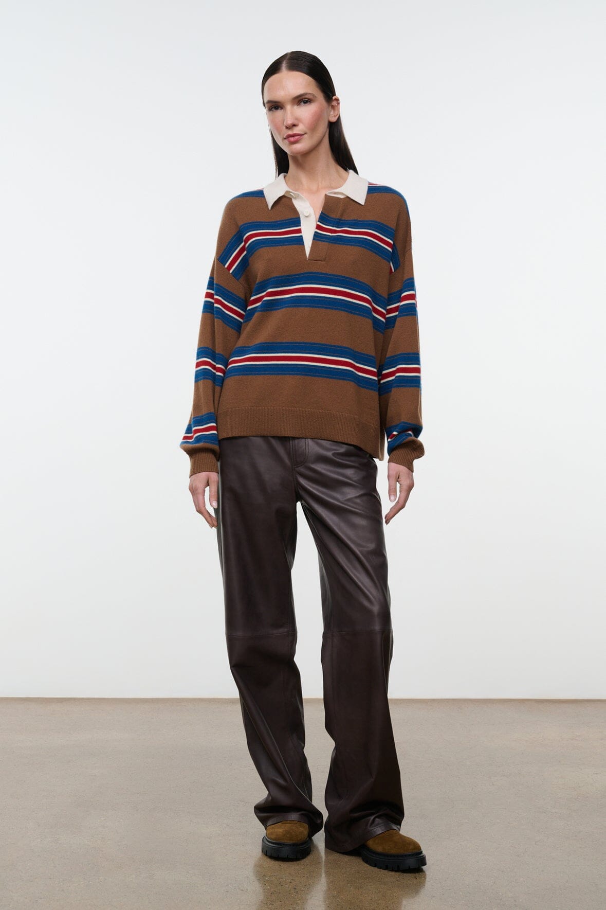 Michael Cashmere Sweater | Savoy Stripe