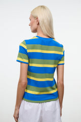 Weekend Crew Tee | Costa Stripe
