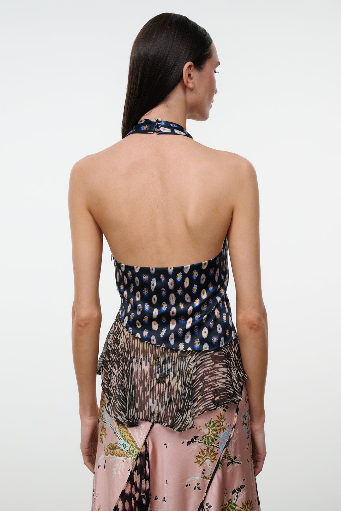 Maeva Silk Top | Glasswork Multi