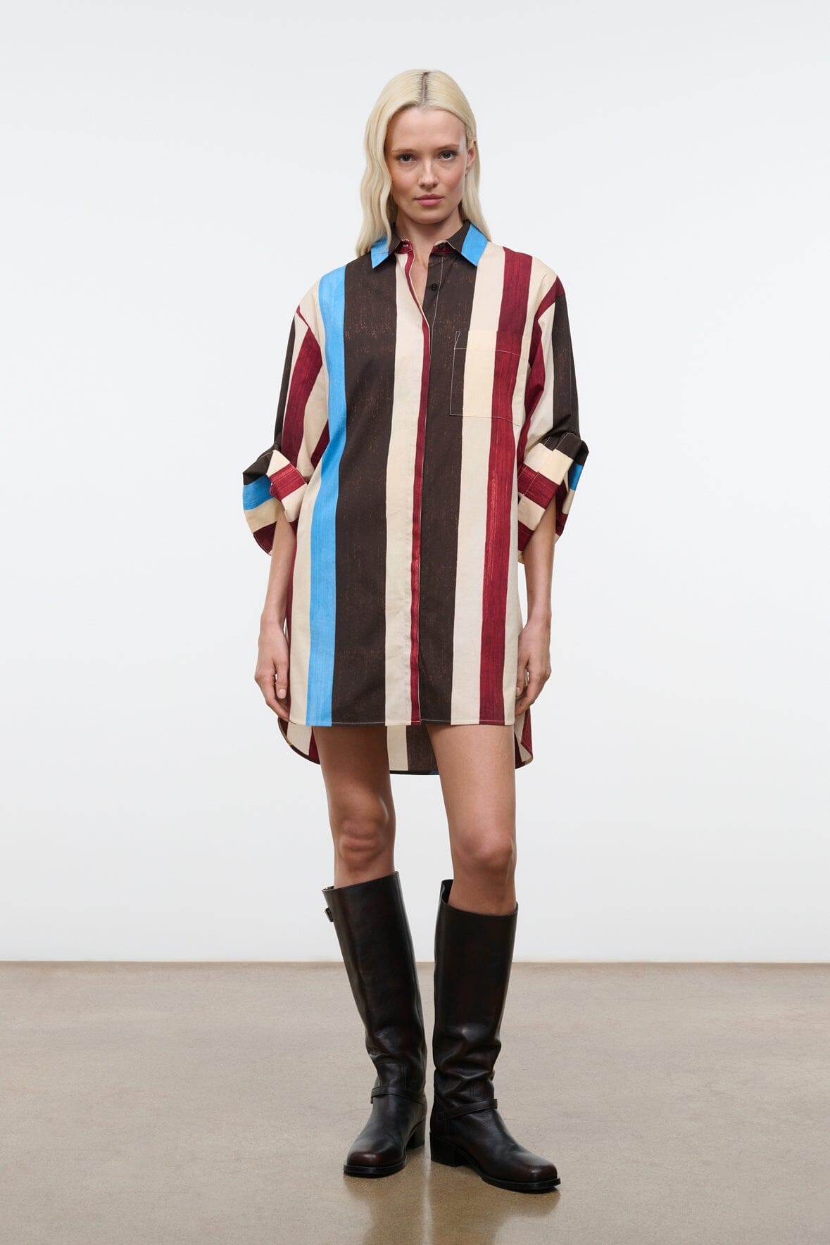 Nico Dress | Caffe Stripe