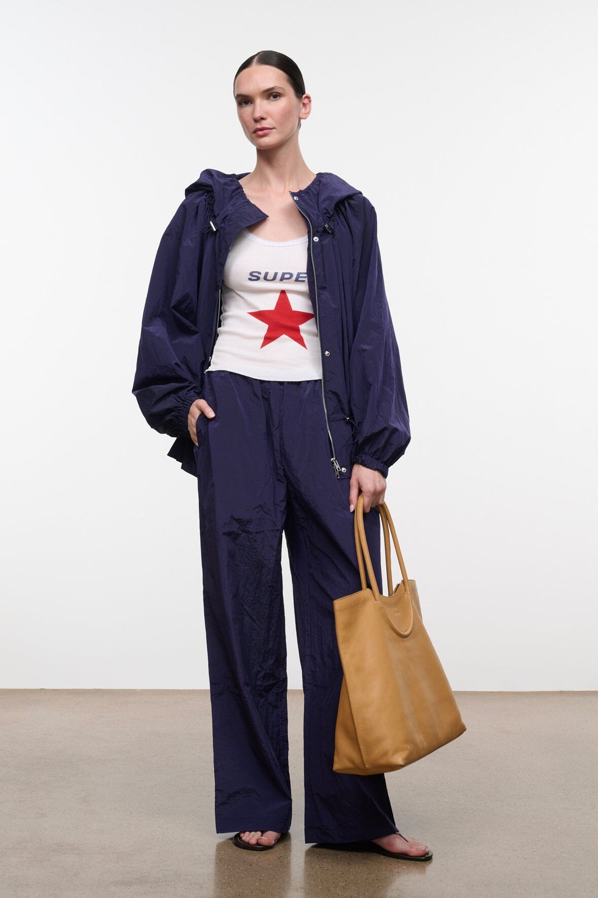 Maude North South Tote | Cashew