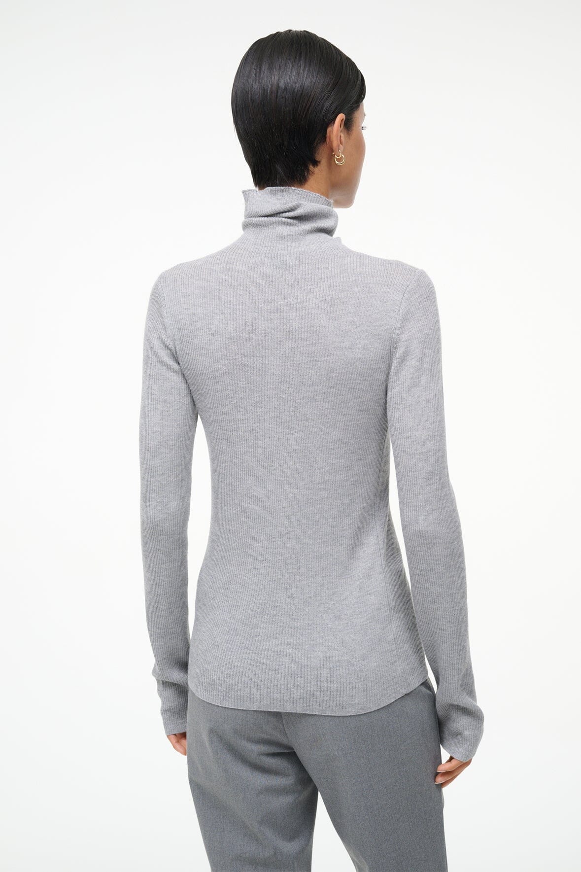 Toni Superfine Cashmere Sweater | Ash Grey