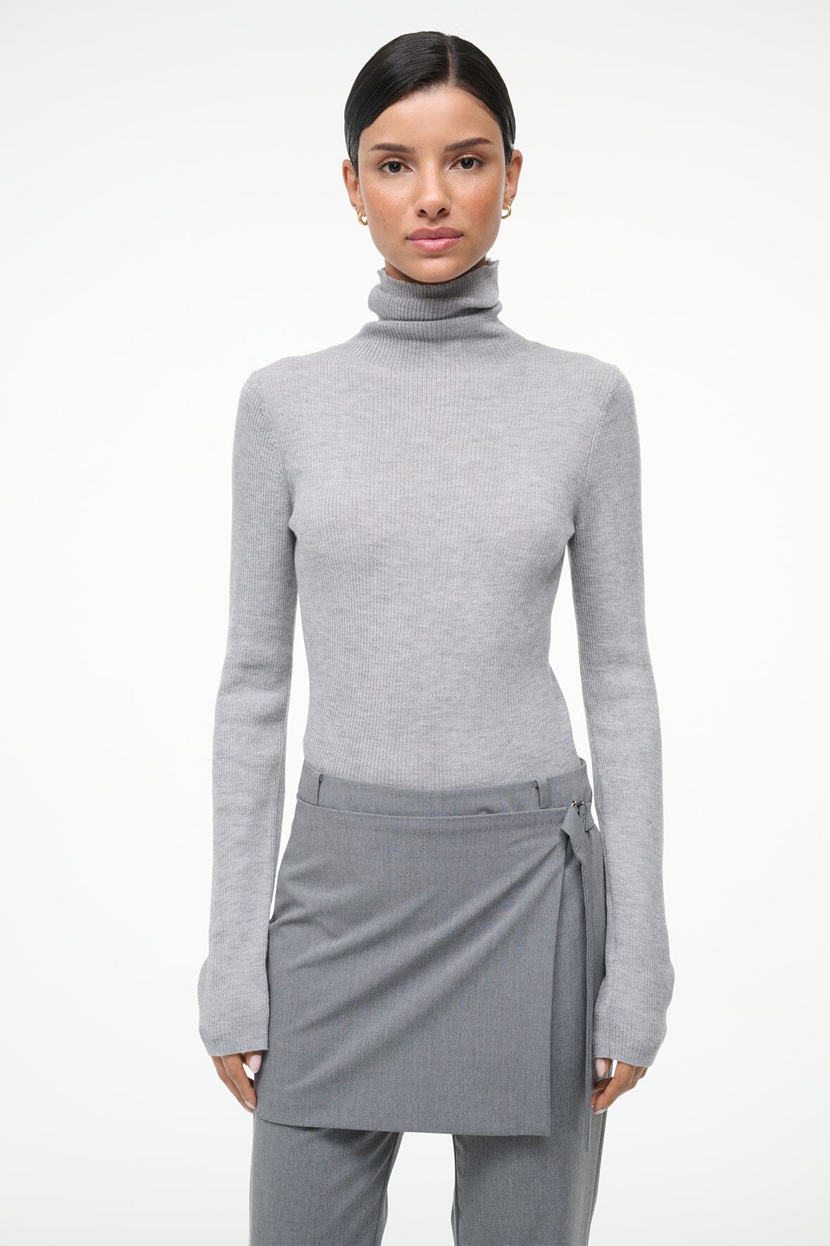 Toni Superfine Cashmere Sweater | Ash Grey