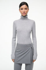 Toni Superfine Cashmere Sweater | Ash Grey