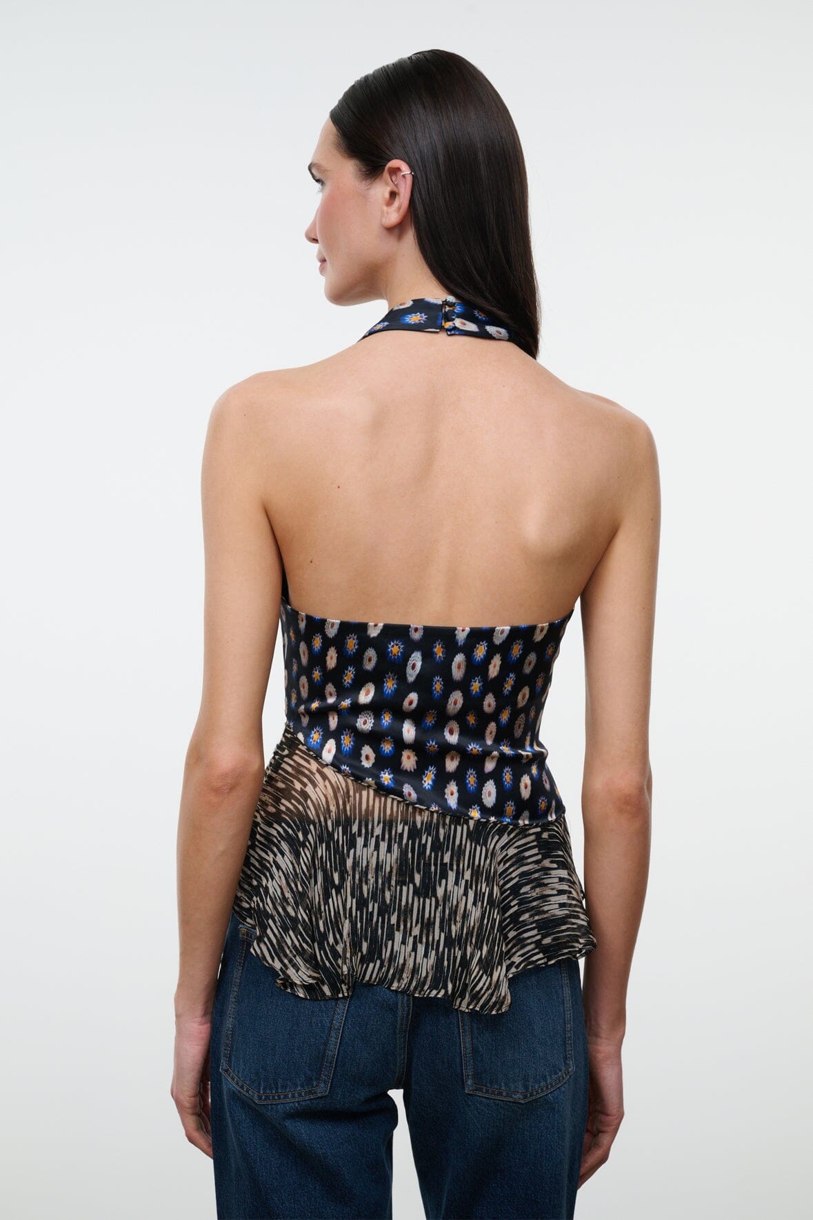 Maeva Silk Top | Glasswork Multi