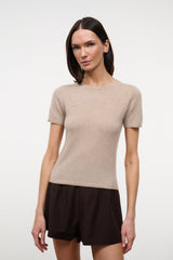 Easy Cashmere Tee | Stone