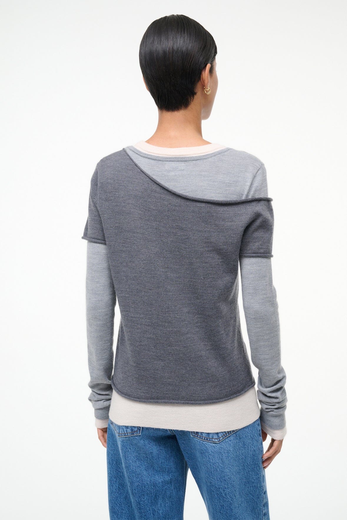 Sera Top | Heather Grey Multi